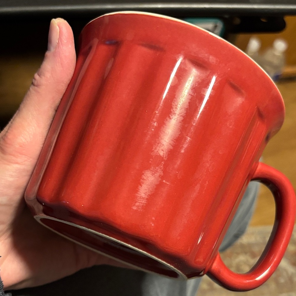 Red Ceramic Mug-18 oz Good Cook